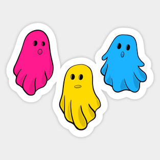 Pansexual Halloween Boo Sticker